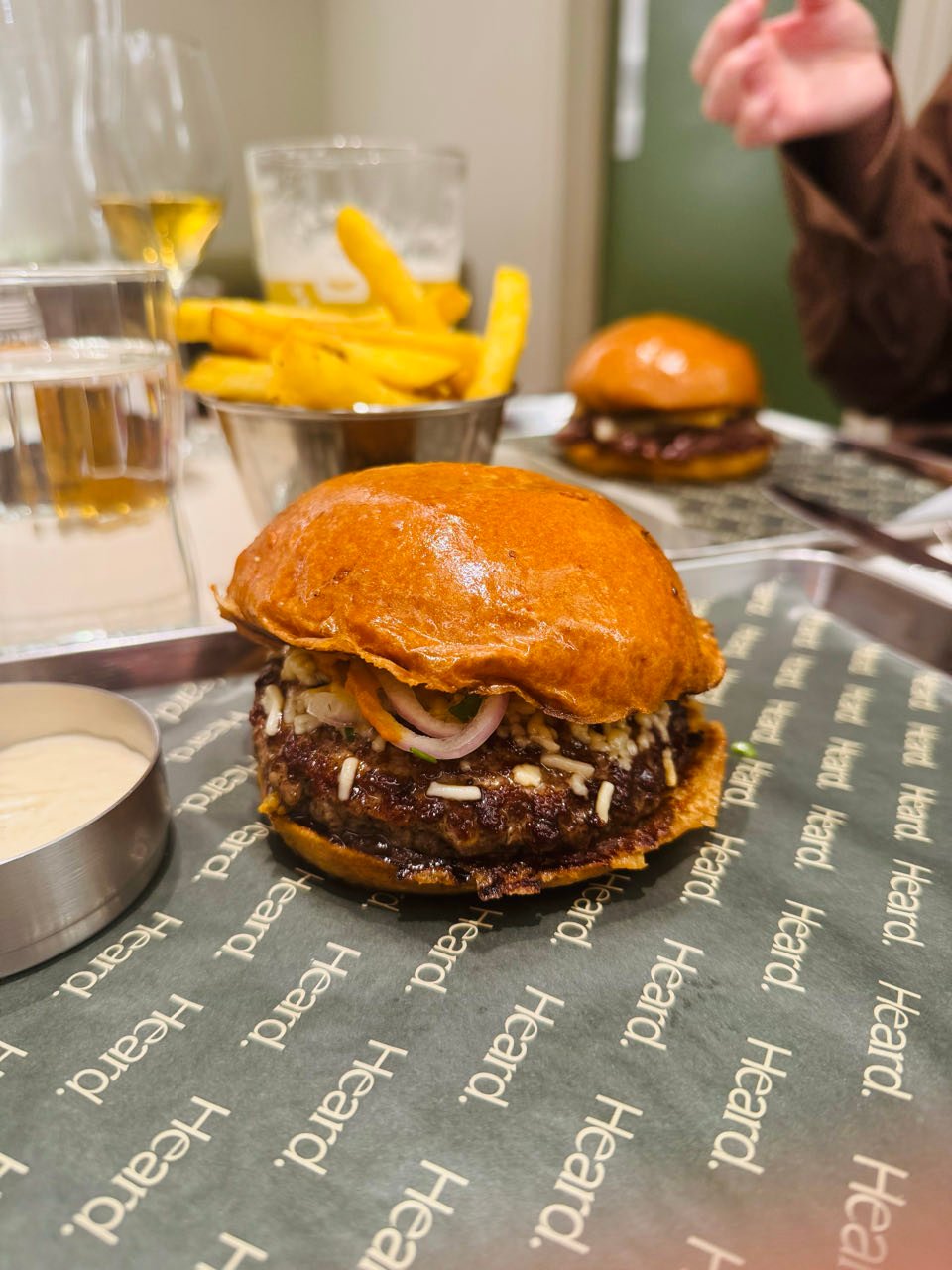 Heard. burger
